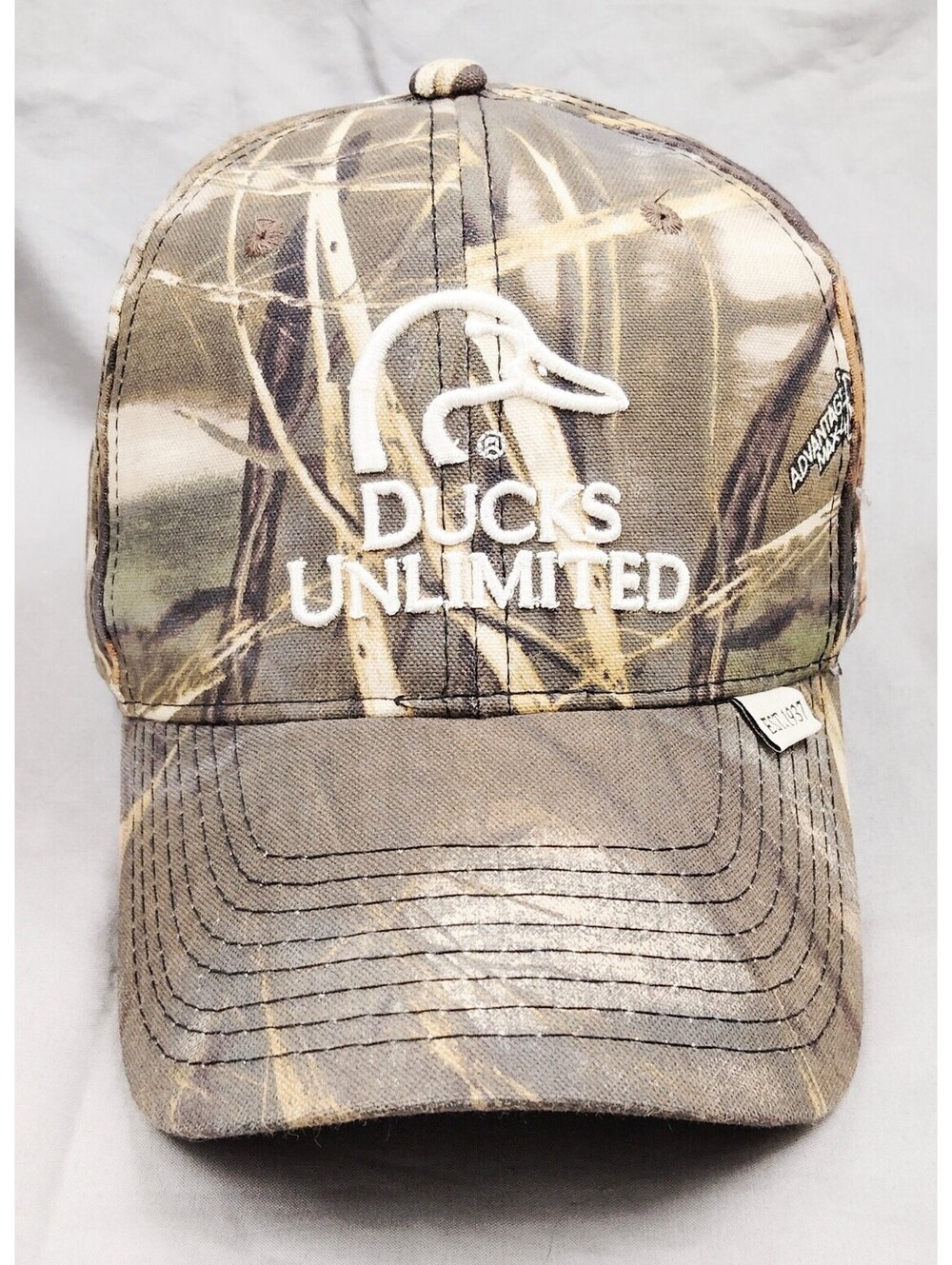 Ducks Unlimited Advantage Max-4 HD Camo Hat Hunting Adjustable Strapback Cap
